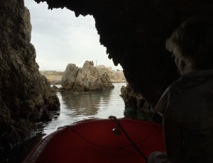 2015-10-05 13h14 dans la grotte de la roche percée Tremiti Italie Adriatique